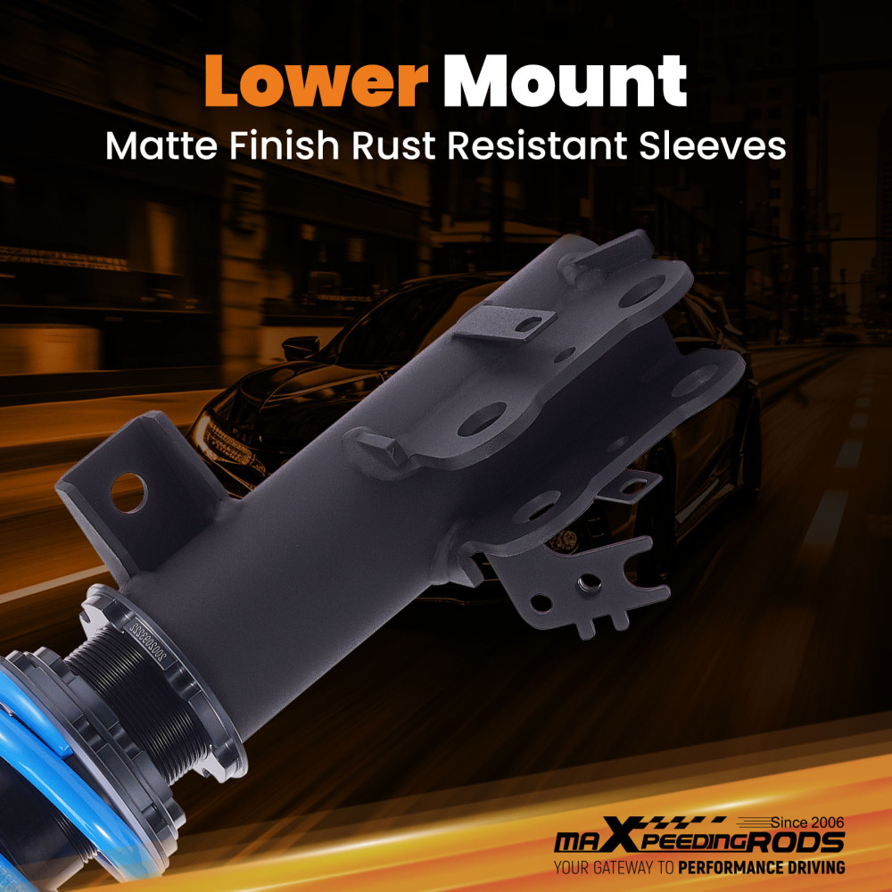 24 Level Damper Coilovers Shocks Struts Kit compatible for Toyota Camry L/LE/XLE 2018-2022