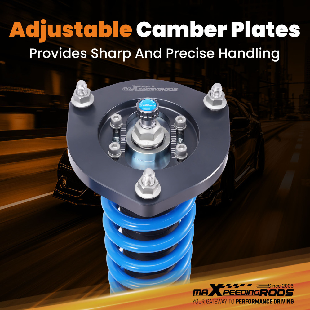 24 Level Damper Coilovers Shocks Struts Kit compatible for Toyota Camry L/LE/XLE 2018-2022