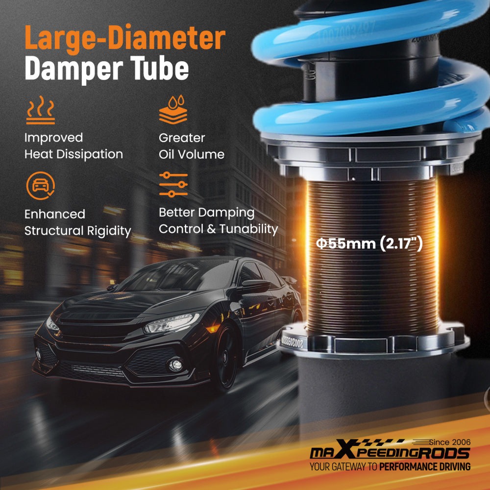 24 Ways Coilovers Damping Adjustable compatible for Toyota Camry2002-2006 ACV30/MCV30