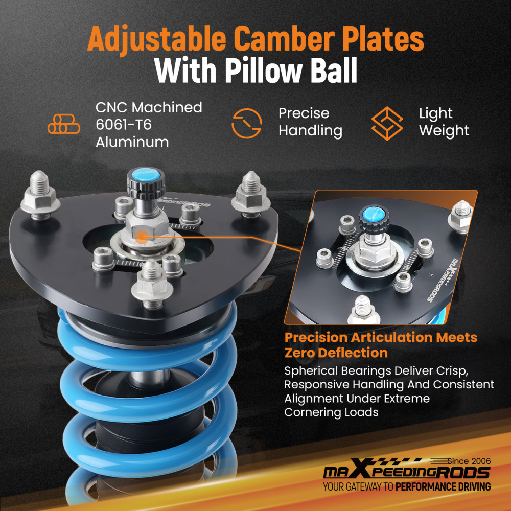 24 Ways Coilovers Damping Adjustable compatible for Toyota Camry2002-2006 ACV30/MCV30