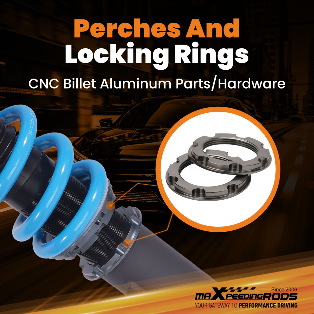 Kit Assetto Regolabile a Ghiera compatibile per Chrysler 300 C 2011-2022 5.7 6.4 SRT8 LE, LX