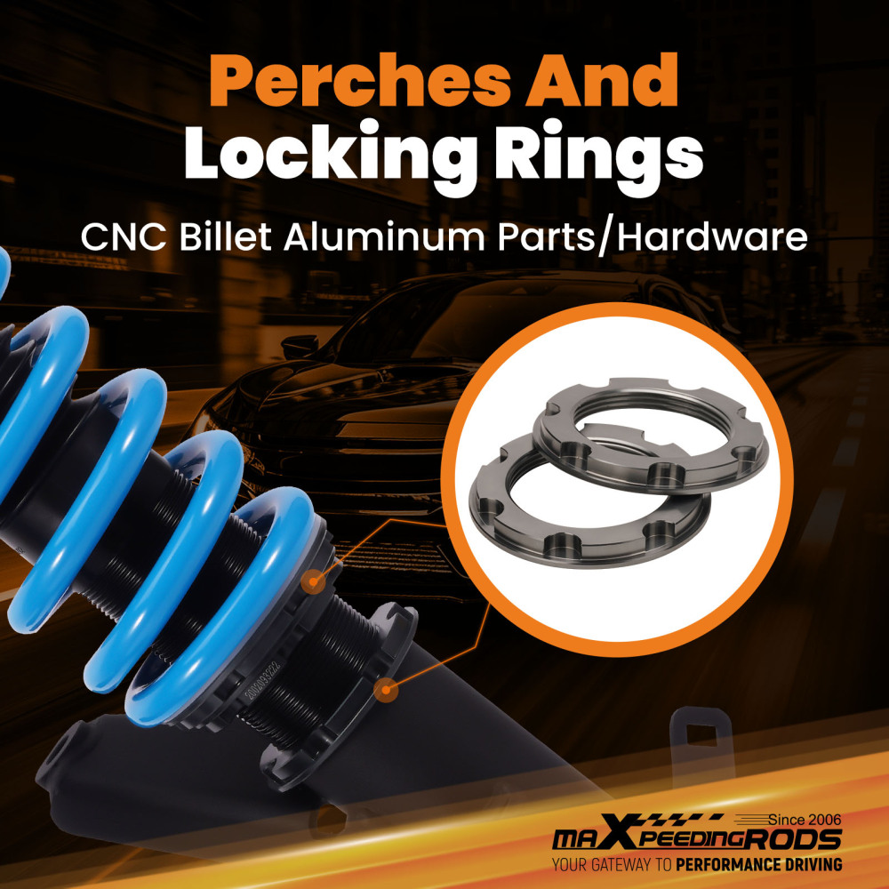 Adjustable DamperHeight Coilovers Suspension compatibile per Honda Civic (EM2) 2001-2005 Lowering Kit