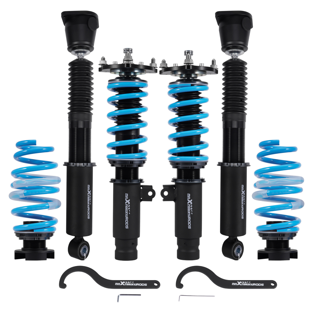 T6 advanced series 24 Ways Adjustable Damper Coilovers compatible for Honda Civic hatchback (FK) 2016-2021 52mm clamp diameter Lowering Kit