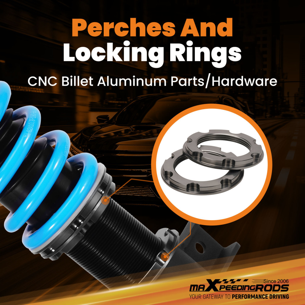 24 Level Damper Coilovers Lowering Suspension Kit compatible for HONDA CIVIC SI 12-13