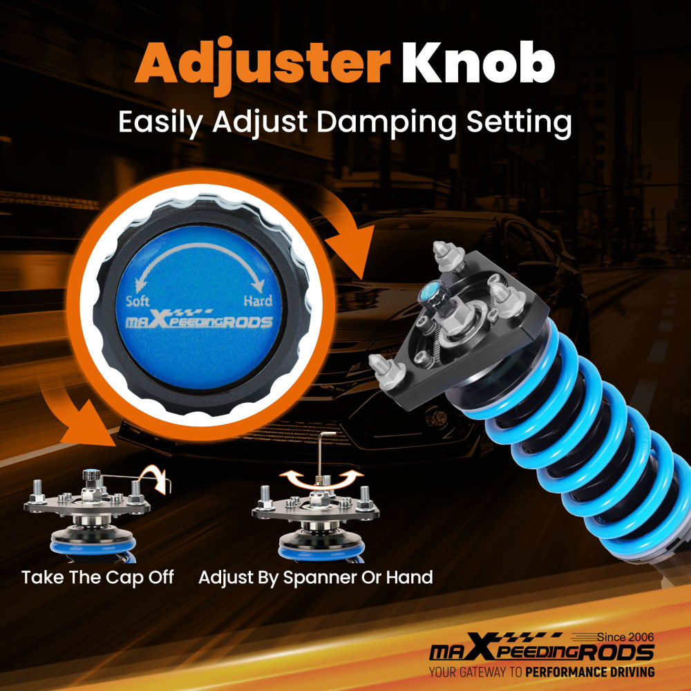 24 Level Damper Coilovers Lowering Suspension Kit compatible for HONDA CIVIC SI 12-13