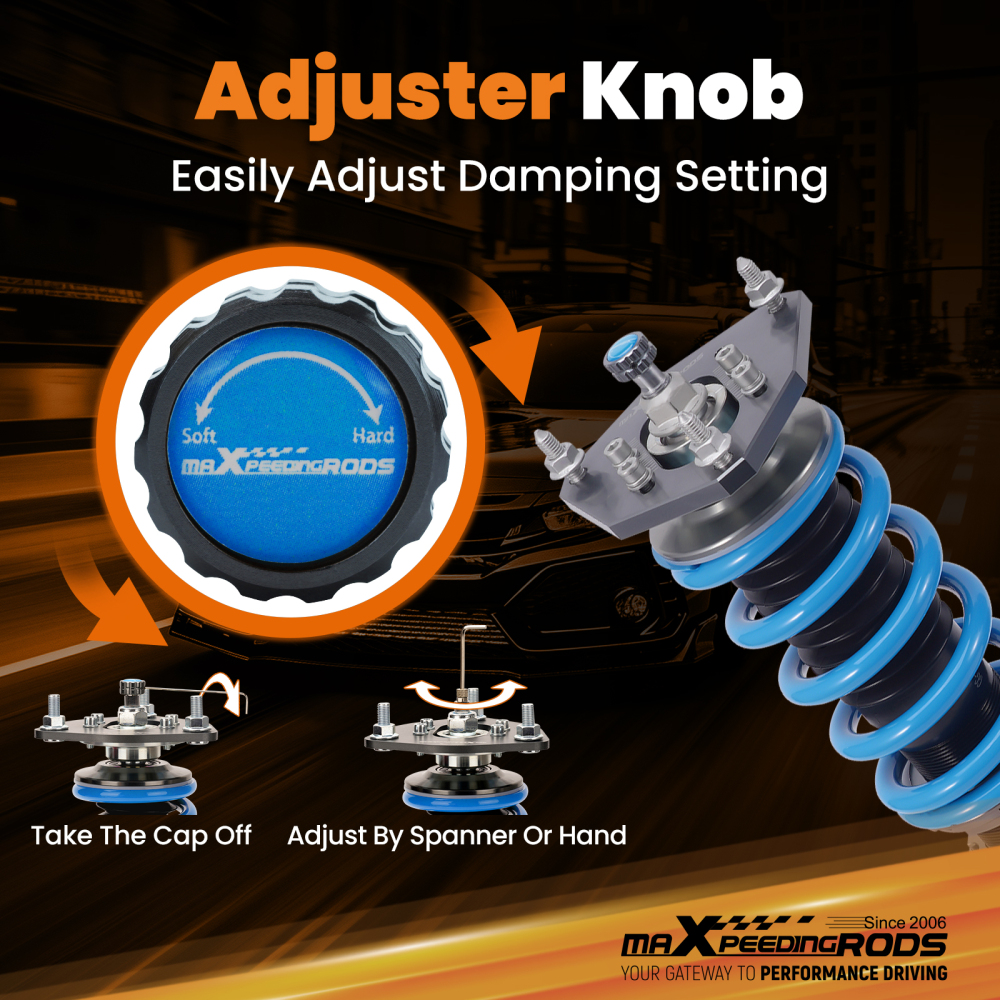 T6 Coilover Damper Springs compatible for Toyota Corolla E80 1983-1987 AE86