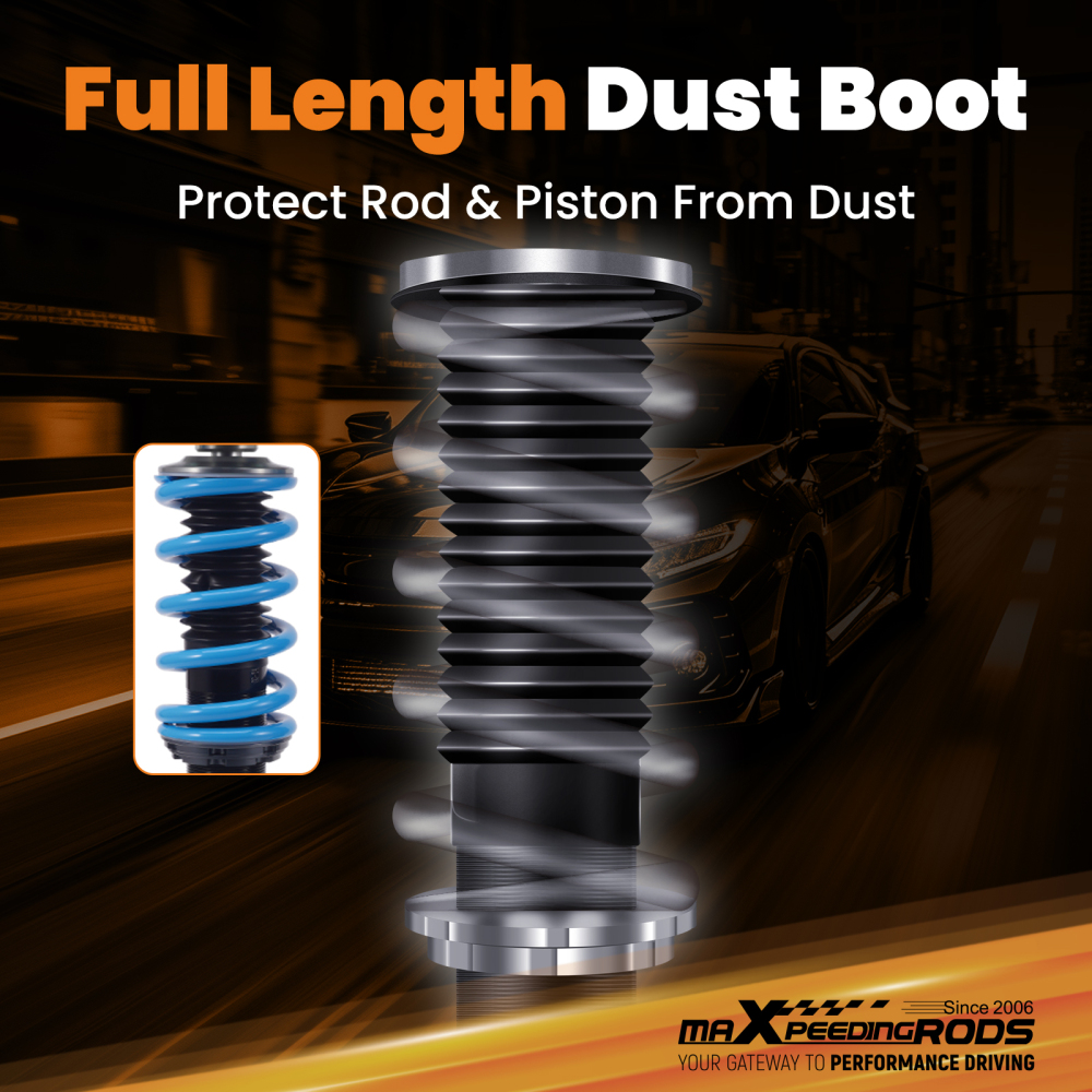 T6 Coilover Damper Springs compatible for Toyota Corolla E80 1983-1987 AE86