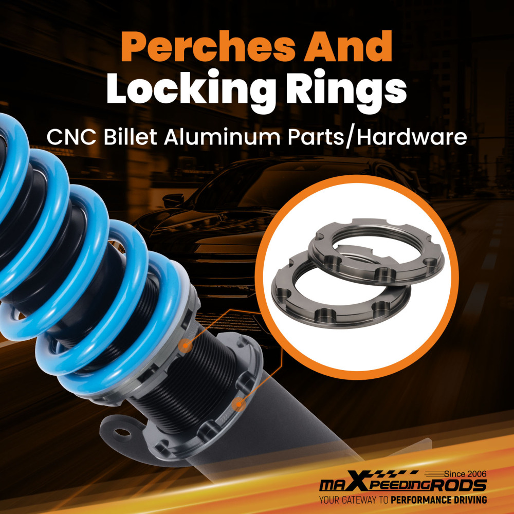 MaXpeedingrods T6 Coilovers Lowering Kit compatible for Subaru XV Crosstrek 2018-Current