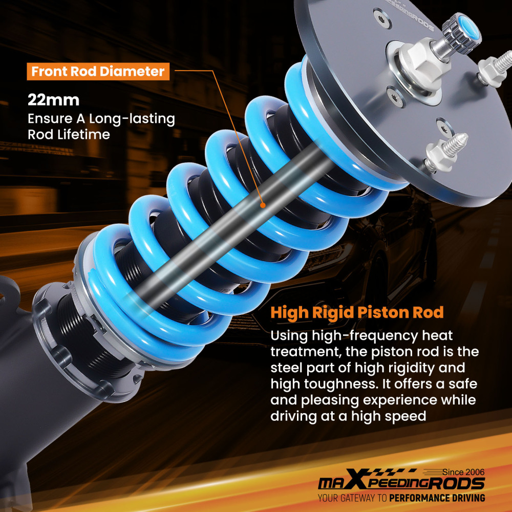 MaXpeedingrods 24 Way Adjustable Dampening Coilovers For 16-19 compatible for Chevrolet Cruze