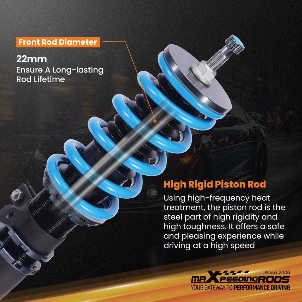 MaXpeedingrods T6 Coilovers Lowering Kit compatible for Chevrolet Cruze 2009-2015