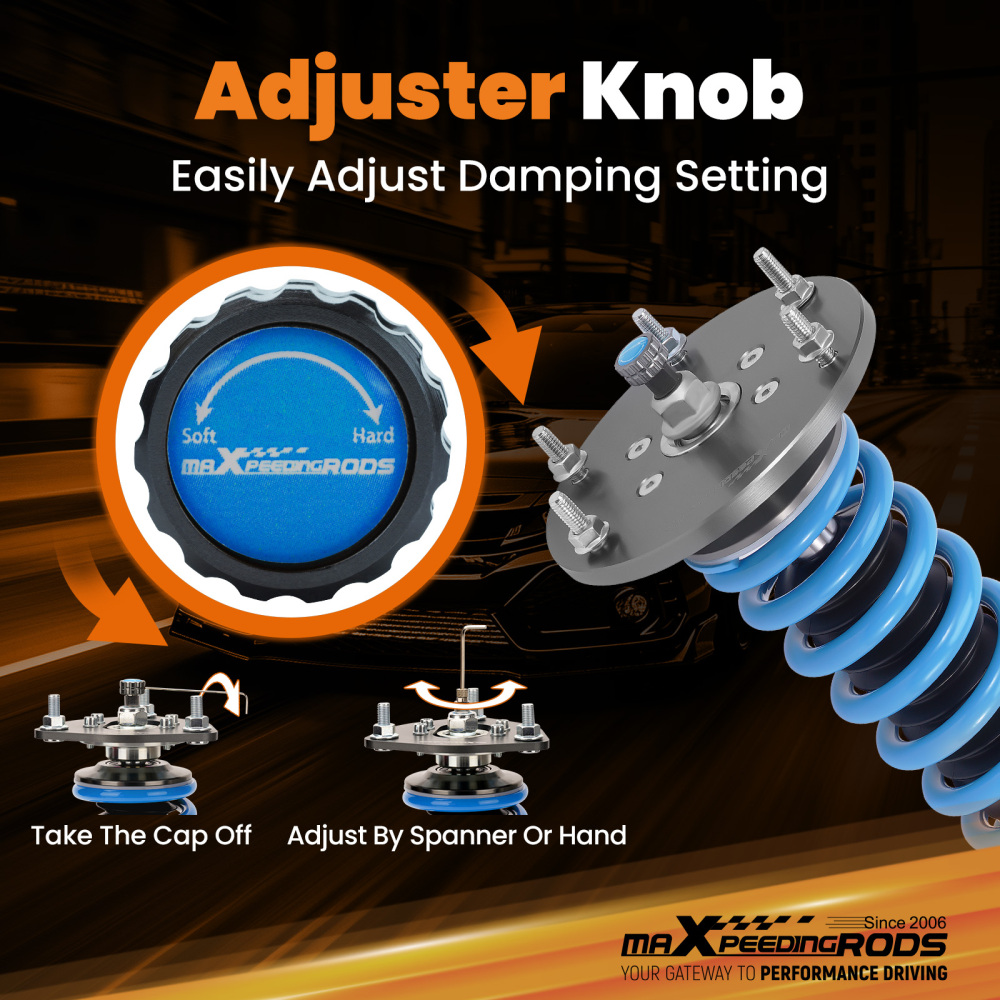 Coilovers 24-way Damper Suspension Struts compatible for HONDA CR-V compatible for FWD 2012-2016