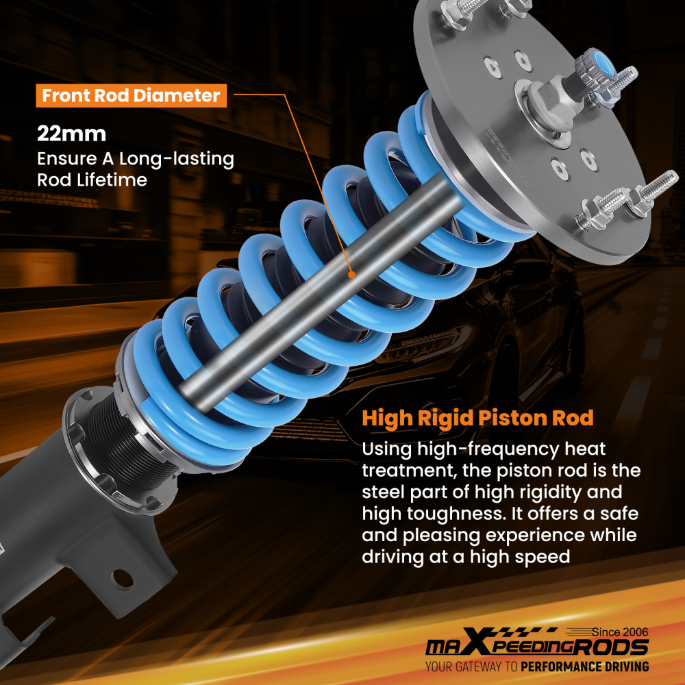 Coilovers 24-way Damper Suspension Struts compatible for HONDA CR-V compatible for FWD 2012-2016