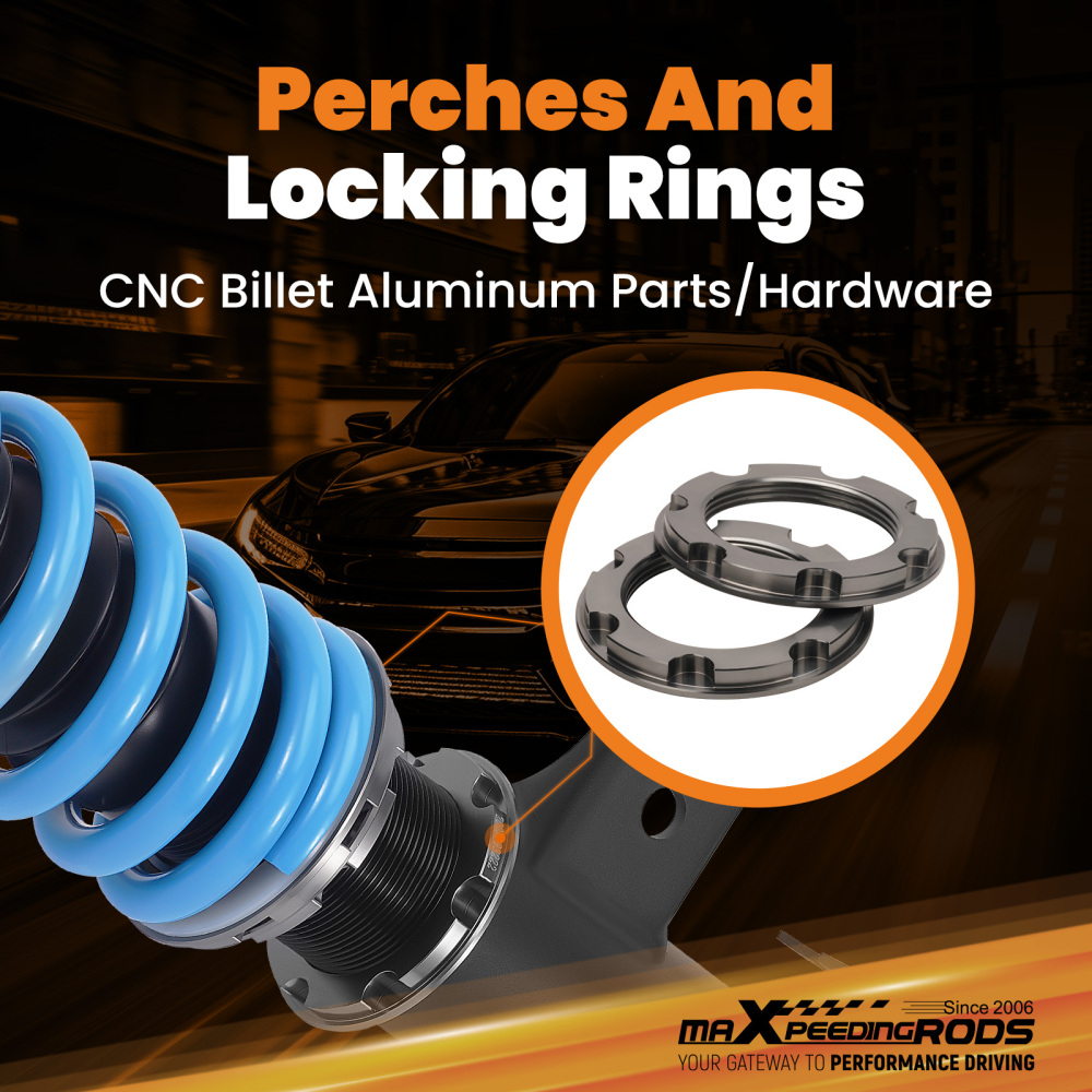 Coilovers 24-way Damper Suspension Struts compatible for HONDA CR-V compatible for FWD 2012-2016