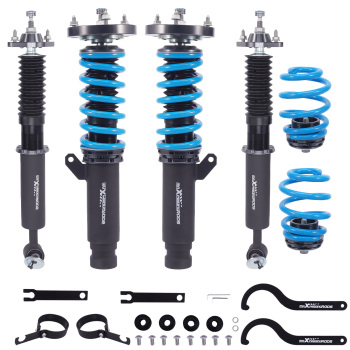 MaXpeedingrods T6 Coilovers 24 Level Damper compatible for BMW 3-Series AWD E46 325xi 330xi
