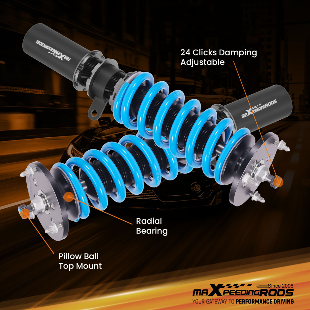 Coilovers Suspension Kit compatible for BMW 5 Series (E60) Saloon 2WD 2004-2010 520d 530d