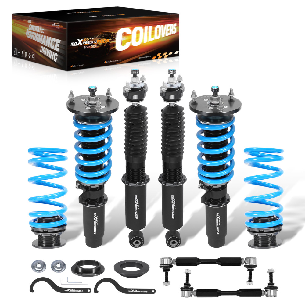 24 Ways Adjustable Damper Coilovers compatible for BMW Z4 E85 E86 Lowering Suspension Kit