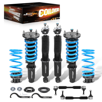 24 Ways Adjustable Damper Coilovers compatible for BMW Z4 E85 E86 Lowering Suspension Kit