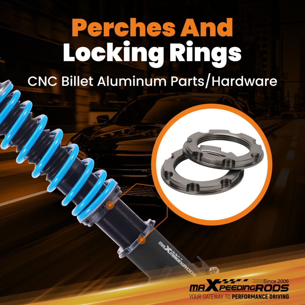 MaXpeedingrods T6 Coilover 24 Level Damper Shock compatible for Scion XB 2004-2006