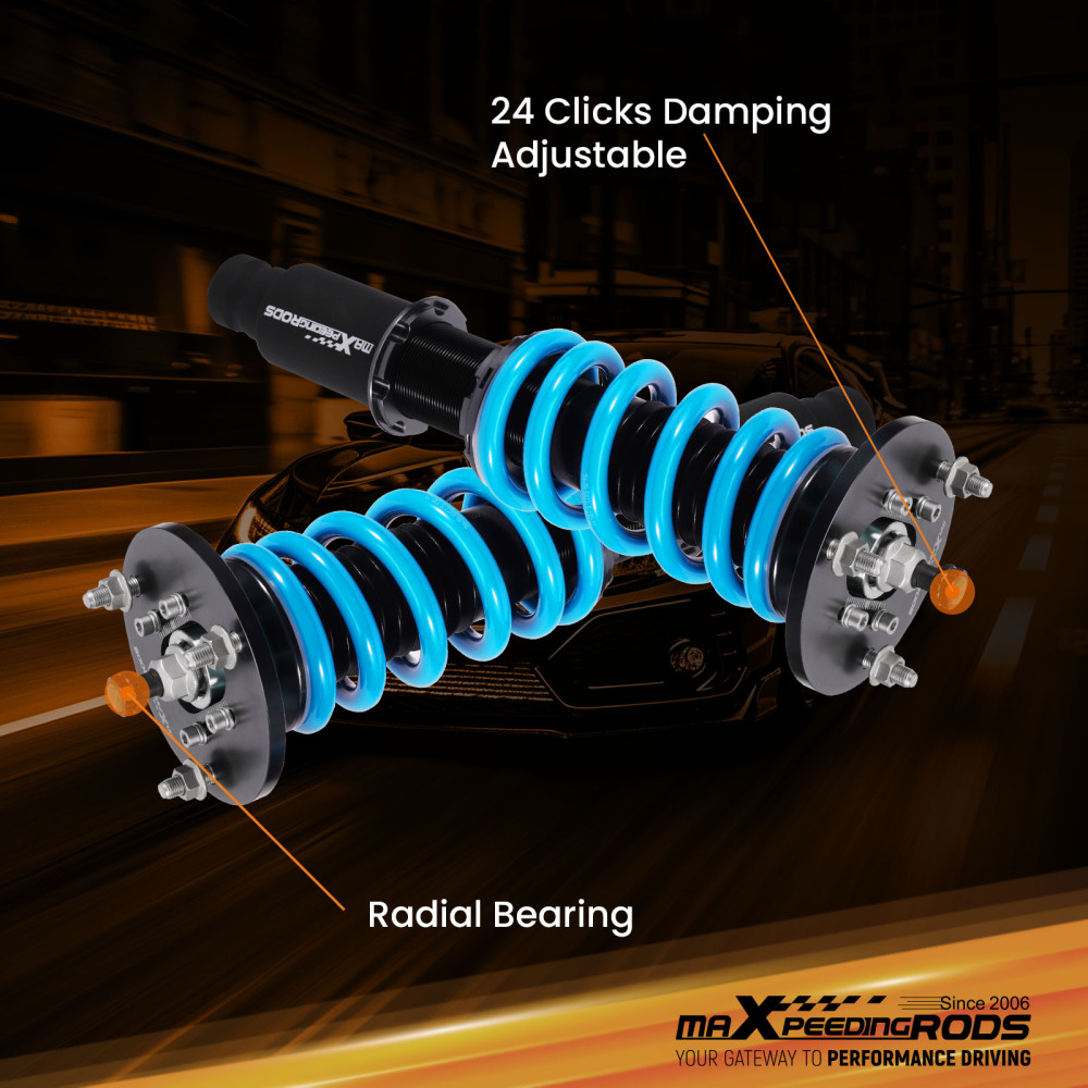 MaXpeedingrods Adjustable Coilovers Lowering Kit Compatible For Mitsubishi Eclipse 95-99