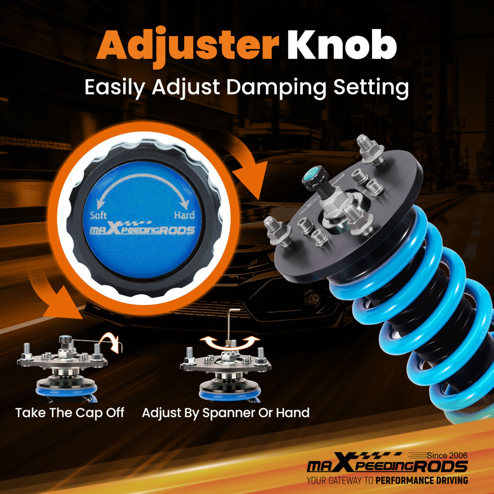 MaXpeedingrods Adjustable Coilovers Lowering Kit Compatible For Mitsubishi Eclipse 95-99