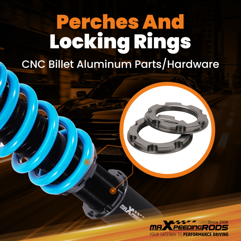MaXpeedingrods Adjustable Coilovers Lowering Kit Compatible For Mitsubishi Eclipse 95-99