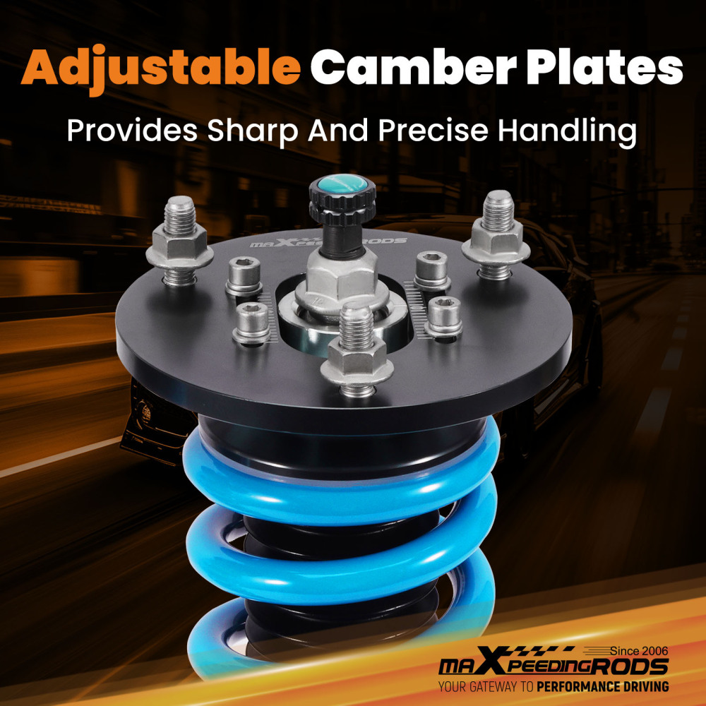 Amortisseurs combinés fileté réglables compatible pour Mitsubishi Eclipse MK2 1995-1999