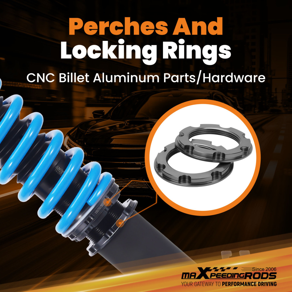 MaXpeedingrods T6 Coilover Struts compatible for Infiniti FX35 FX45 (S50) AWD / RWD 03-08