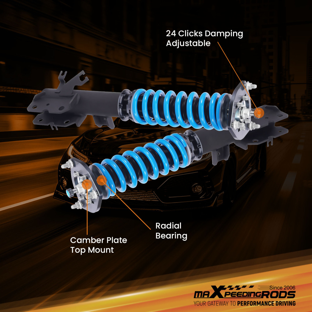 MaXpeedingrods T6 Coilover Struts compatible for Infiniti FX35 FX45 (S50) AWD / RWD 03-08