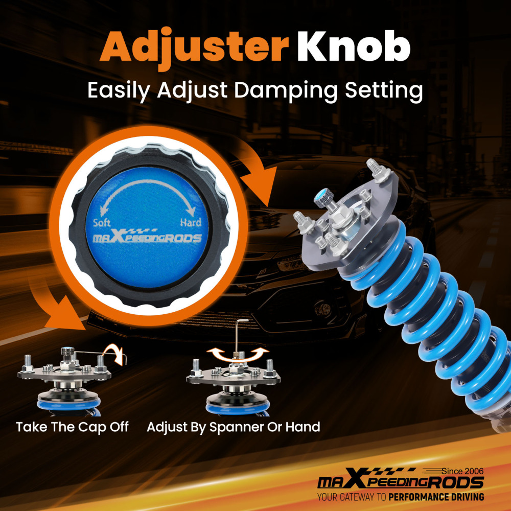 MaXpeedingrods T6 Coilover Struts compatible for Infiniti FX35 FX45 (S50) AWD / RWD 03-08