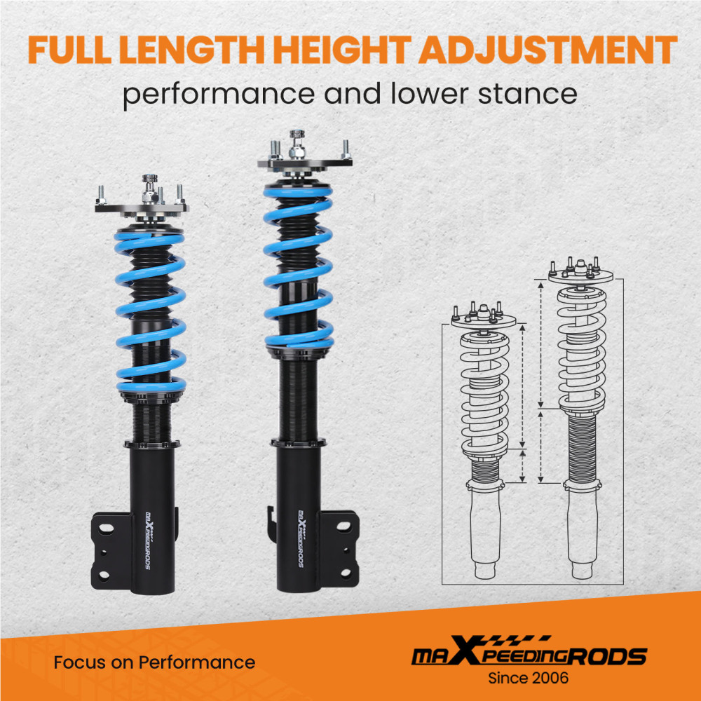 maXpeedingrods Damper Coilovers Lowering Kit Compatible For Subaru Forester 1998-2002