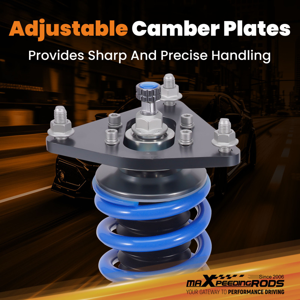 MaXpeedingrods T6 Coilovers 24 Way Damper Lowering Kit compatible for Kia Forte 2014-2018