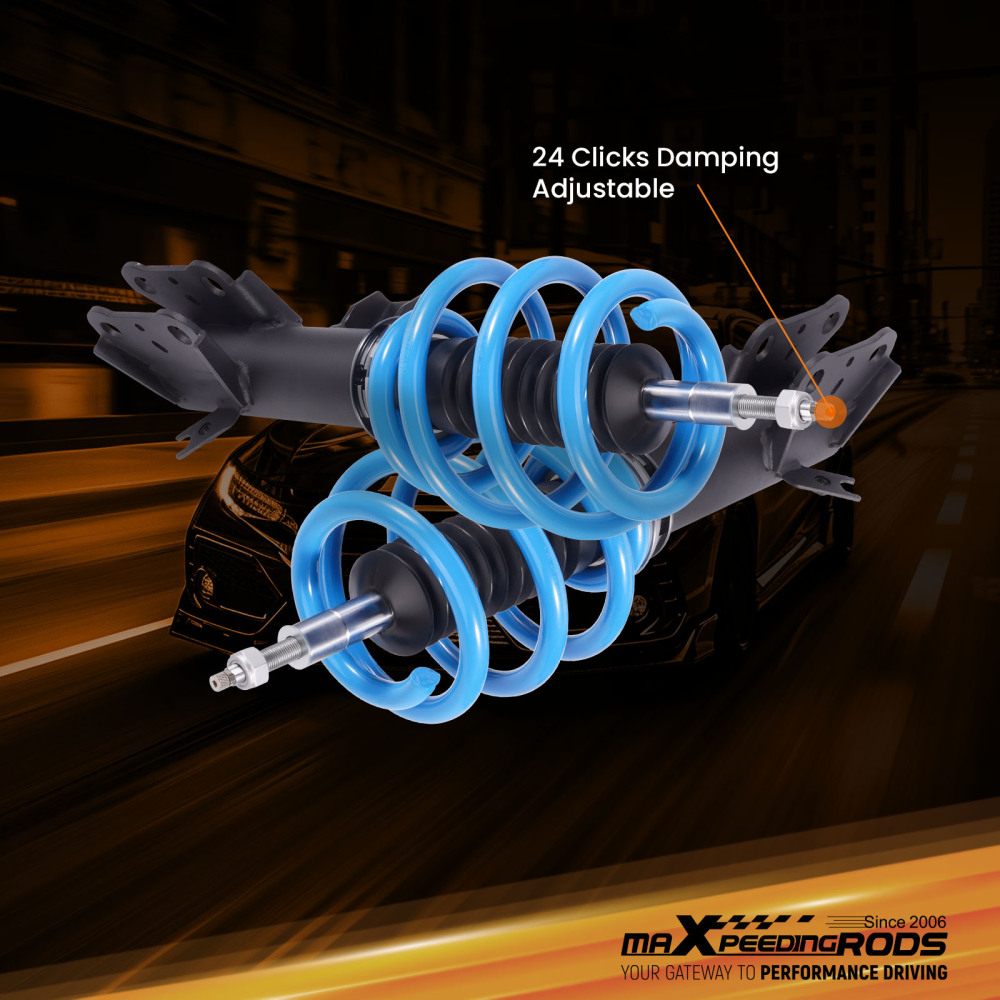 MaXpeedingrods T6 COILOVER 24 Levels Suspension Kit compatible for Ford Fusion 2013-2020