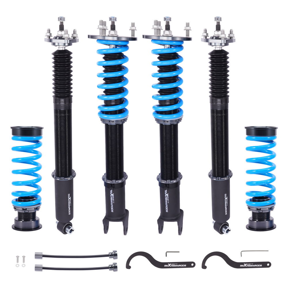 Coilovers Lowering Kit 24 Way ADJUSTABLE Damping compatible for LEXUS GS350/GS450h 13-20