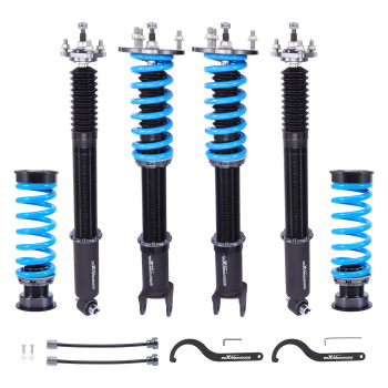 Coilovers Lowering Kit 24 Way ADJUSTABLE Damping compatible for LEXUS GS350/GS450h 13-20