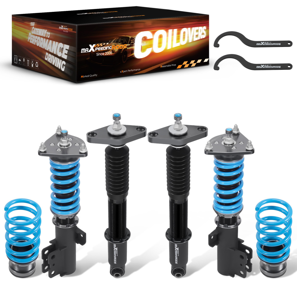 MaXpeedingrods T6 Coilovers Lowering Kit compatible for Hyundai Genesis Coupe (BK) 2008-10