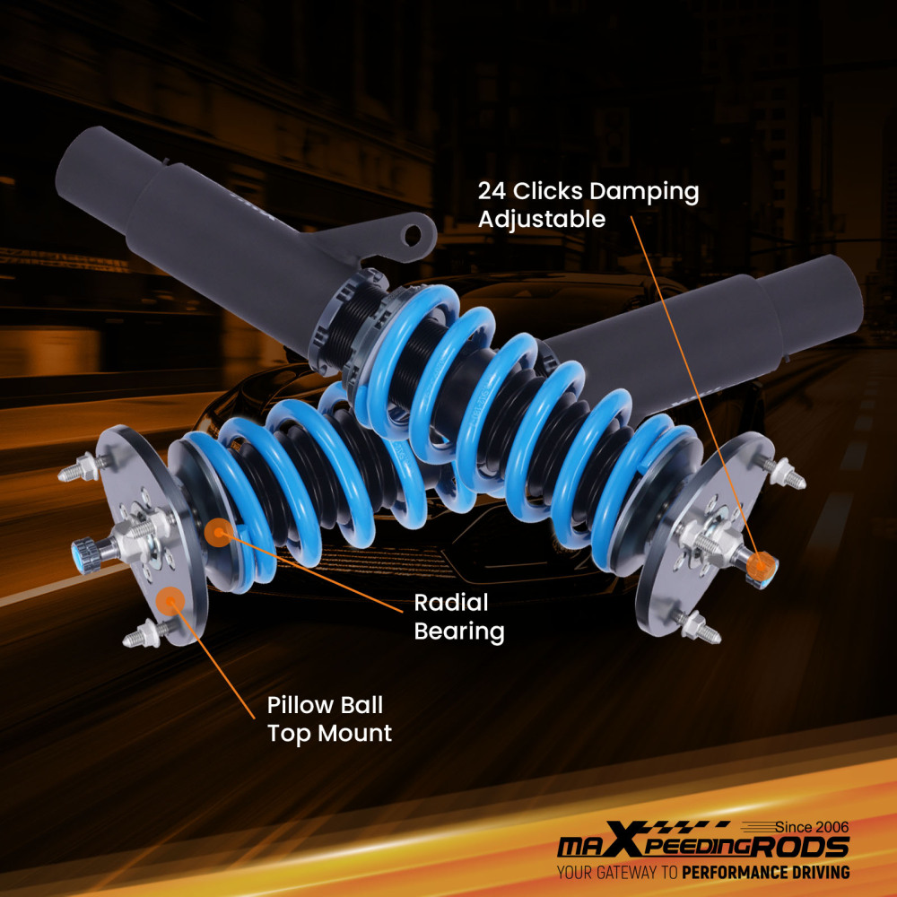 T6 Coilovers Suspension Kit compatible for VW Golf Mk7 (5G) 2.0TSI 2015-2019