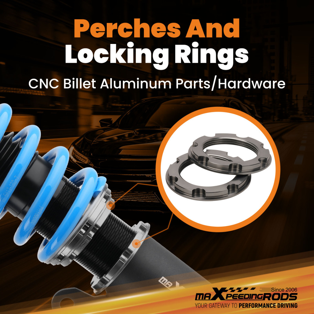 Amortiguadores Suspensión roscad compatible para Seat Leon III 3 5F 2012-2019 1.4 1.6 2.0