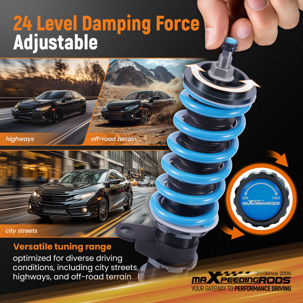 T6 Adjustable Coilovers compatible for Holden Commodore VR VS Sedan Wagon Ute 1993-1997