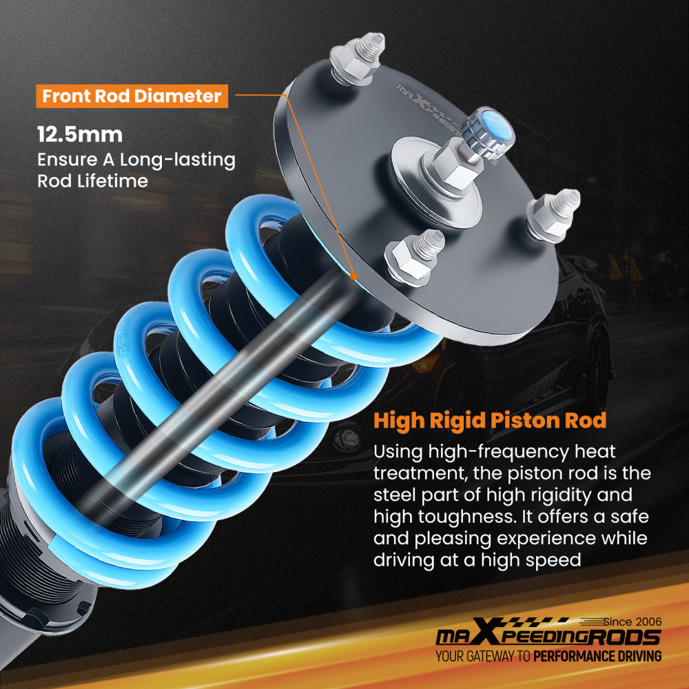 MaXpeedingrods Street Coilovers Lowering Kit compatible for Lexus LS430 LS 430 2001-06
