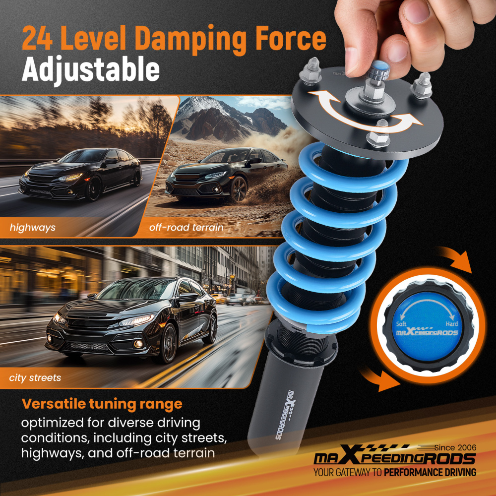 MaXpeedingrods Street Coilovers Lowering Kit compatible for Lexus LS430 LS 430 2001-06