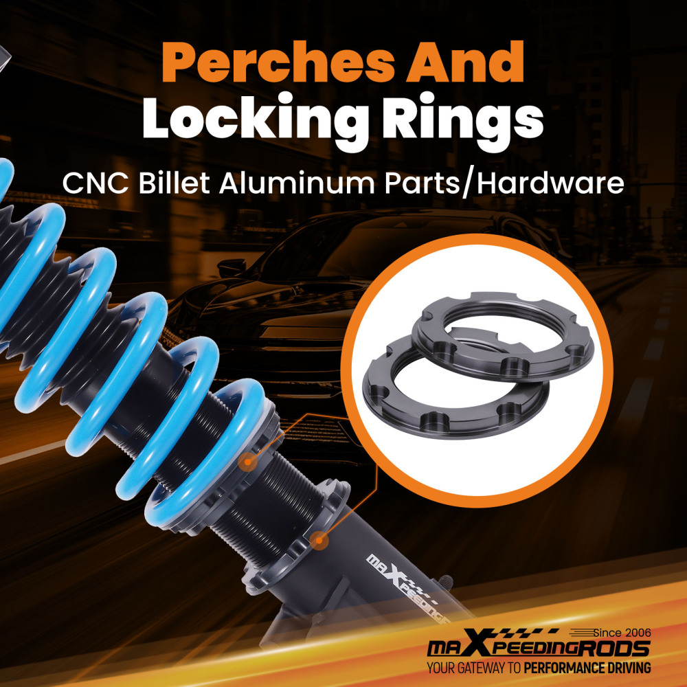 MaXpeedingrods COT6 Coilovers Suspension compatible for Mitsubishi Lancer 2002 03 04 05 06 lowering kit