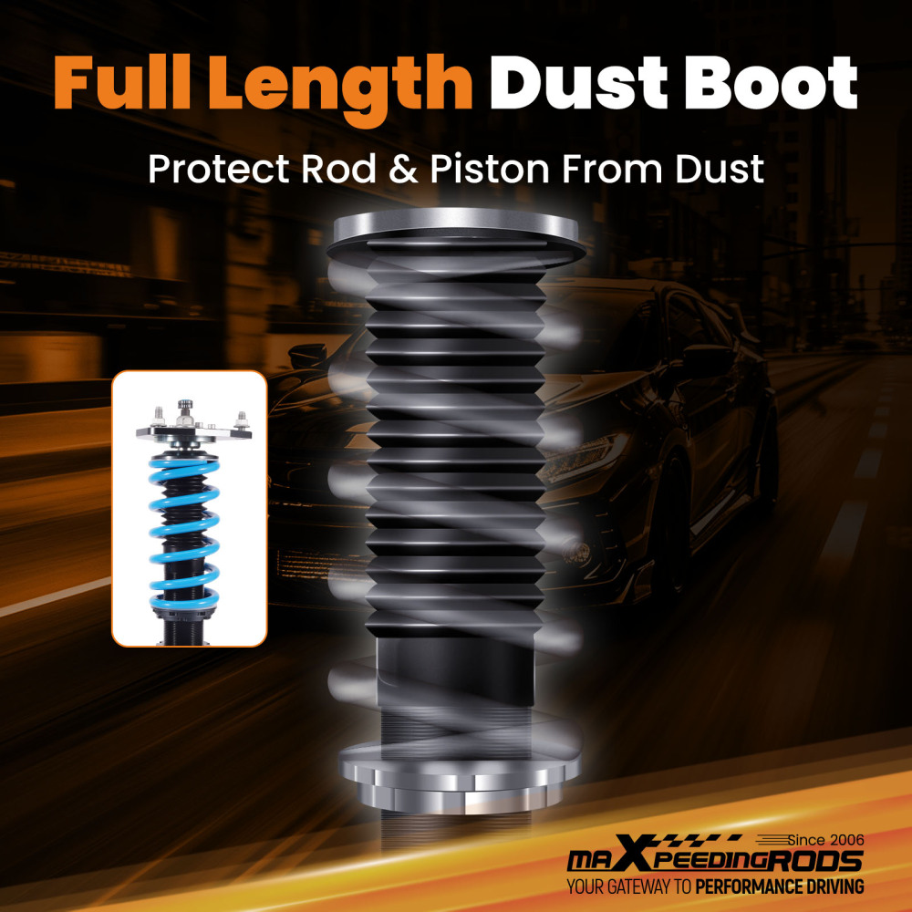 MaXpeedingrods COT6 Coilovers Suspension compatible for Mitsubishi Lancer 2002 03 04 05 06 lowering kit