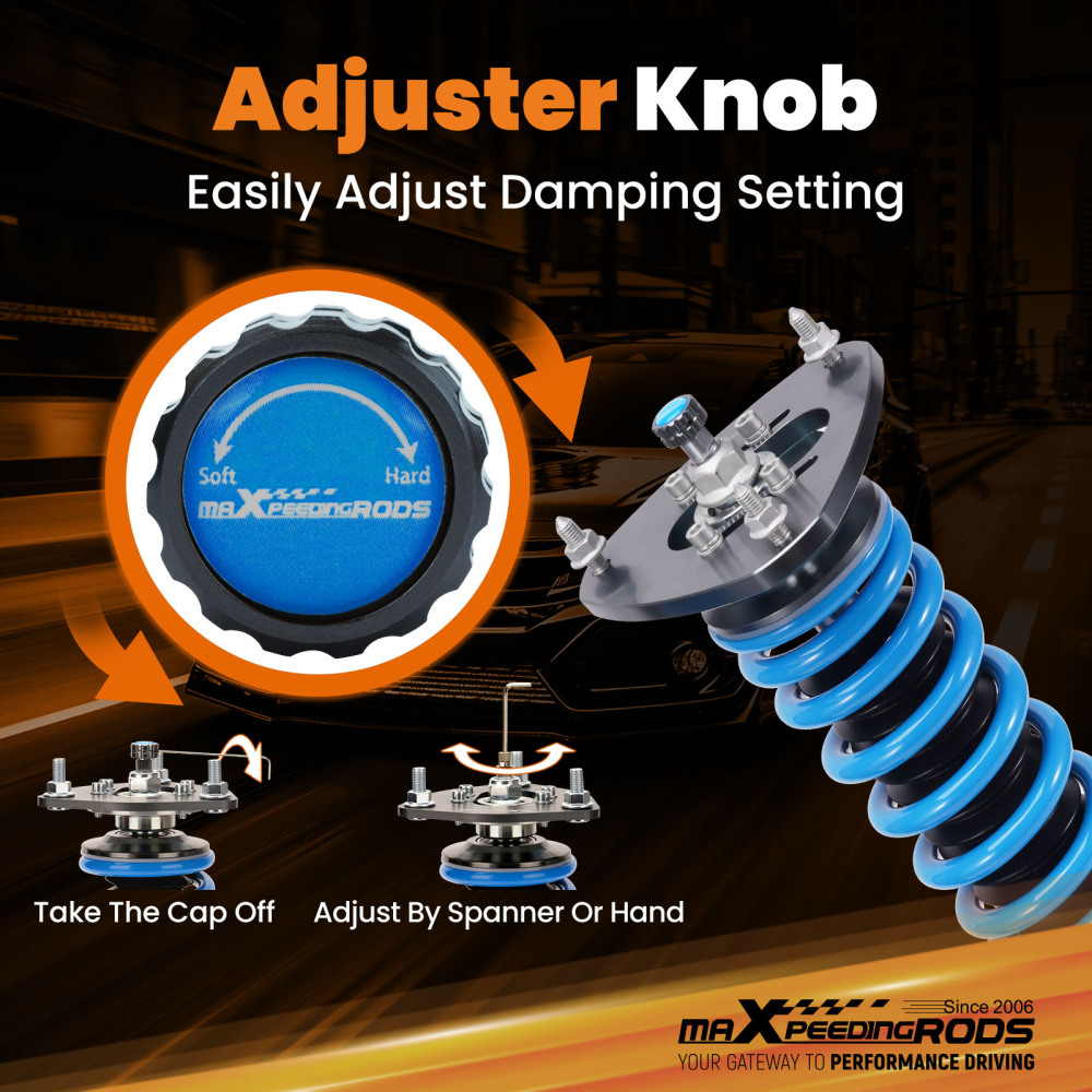 MaXpeedingrods Adjustable Coilovers Lowering Kit compatible for Subaru Legacy 2010-2014