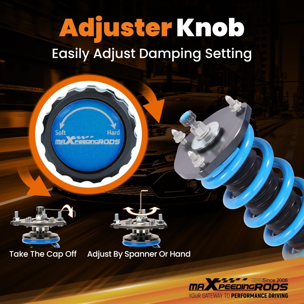 24 Ways Adjustable Coilover Coilovers compatible for Lexus IS300 JCE10 IS200 GXE10 Sedan