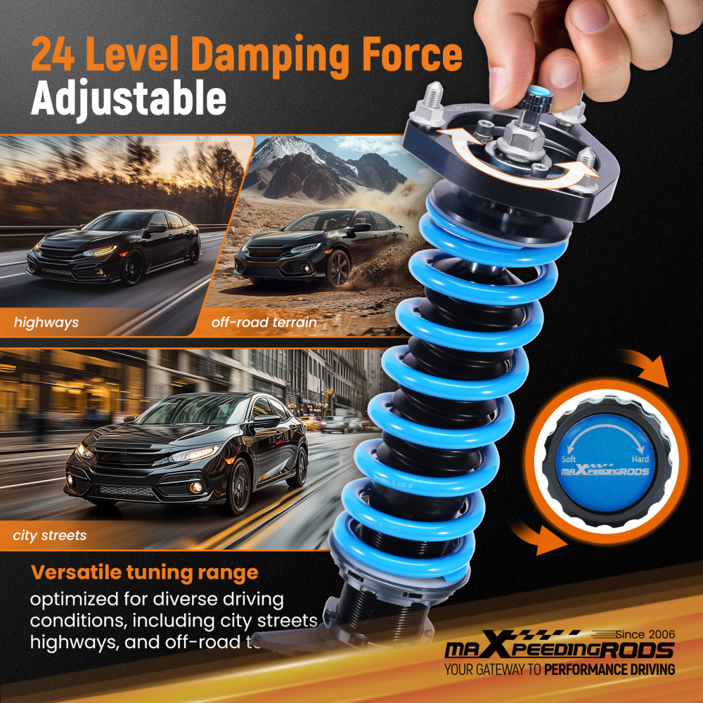 T6 Coilovers Suspension Kit compatible for Mazda 3 BM/BN 2014-2018