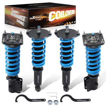 Coilover Struts compatible for Mazda RX7 FC FC3S 86-91 Coilovers 24 ways adjustable Damper Lowering Kit