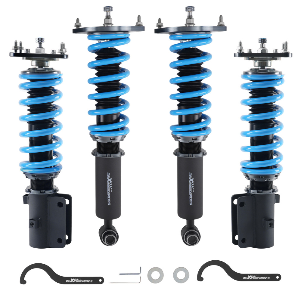 Coilover Struts compatible for Mazda RX7 FC FC3S 86-91 Coilovers 24 ways adjustable Damper Lowering Kit