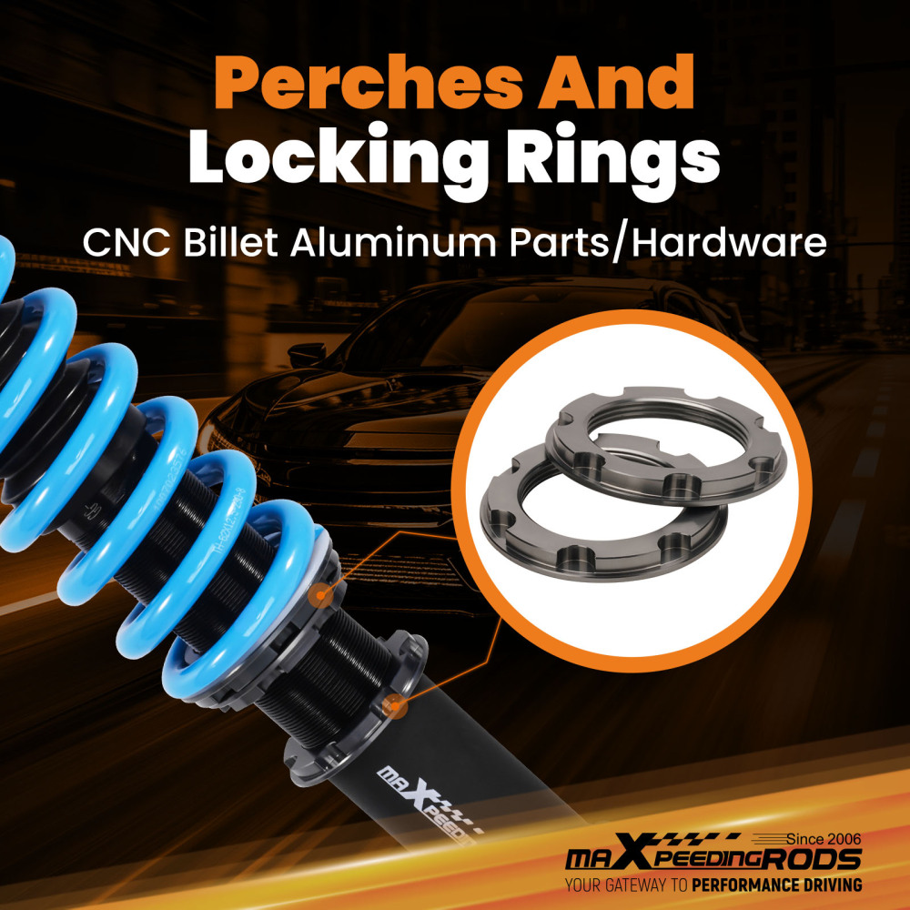 24 Way Damper Coilovers Shock+Spring Kit compatible for Mazda Miata MX5 06-15 NC