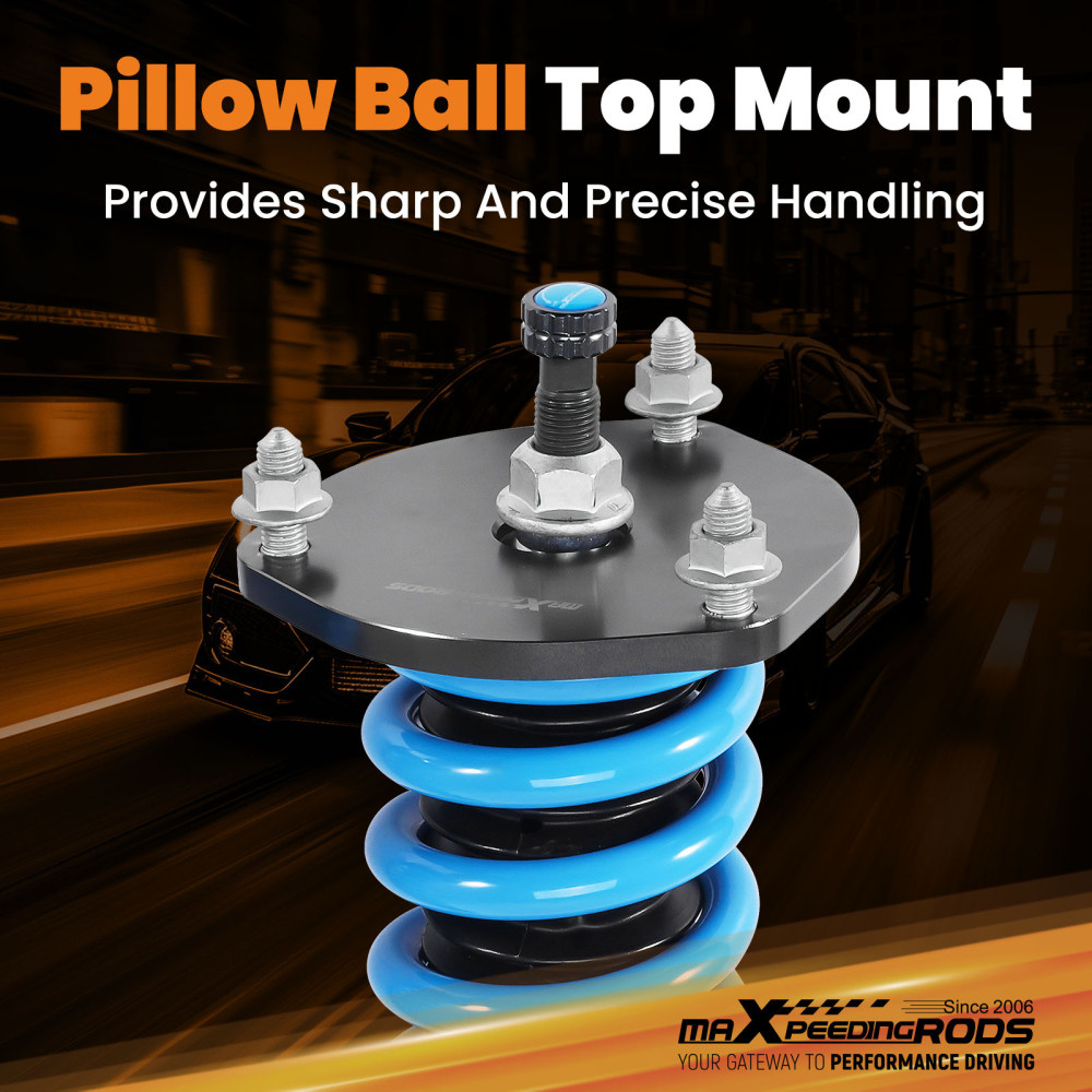 24 Way Damper Coilovers Shock+Spring Kit compatible for Mazda Miata MX5 06-15 NC