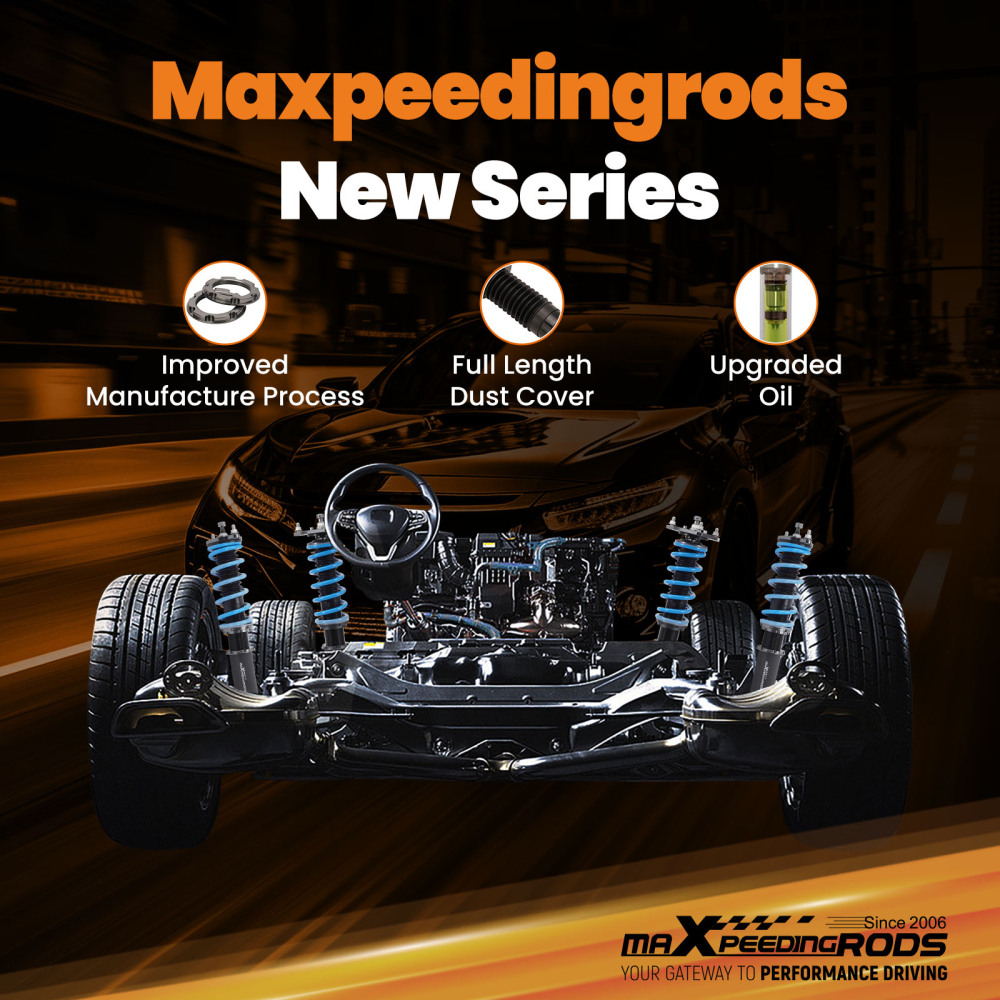 MaXpeedingrods T6 Coilover Suspension Kit compatible for Mitsubishi Mirage 1997-2001